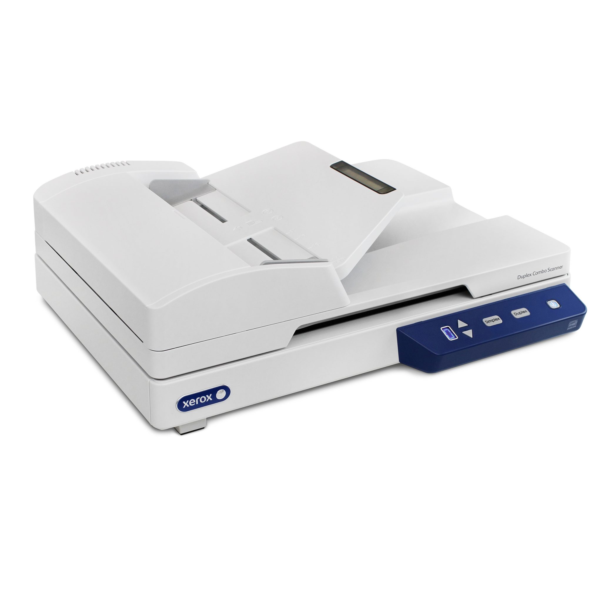 Flatbed scanner with document feeder